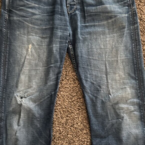 7 For All Mankind 38 x 32 Medium Wash Standard Jeans - Picture 5 of 13